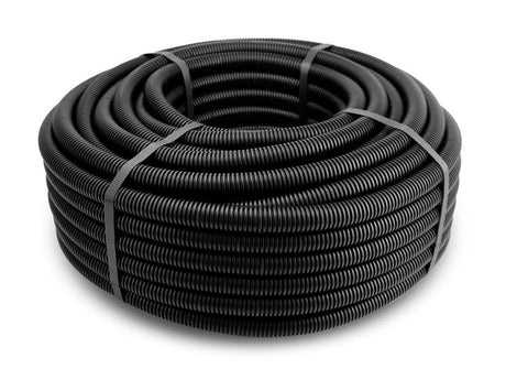 Tekwarm Tekwarm UFH Black Slitted Conduit Roll | 50m coil IUK01494 UFH Insulation