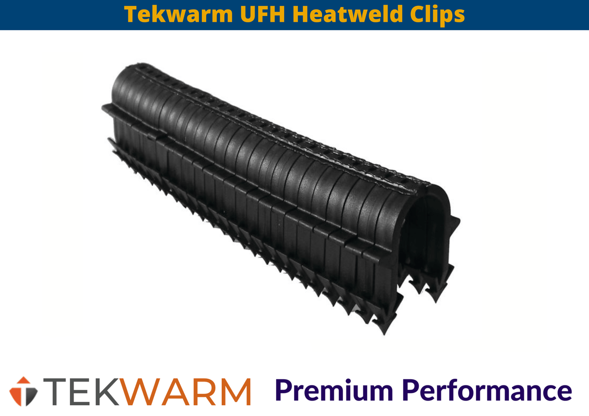 Tekwarm Tekwarm UFH Heatweld Clips | 300 Pcs | 60mm x 300pcs IUK01489 UFH Insulation