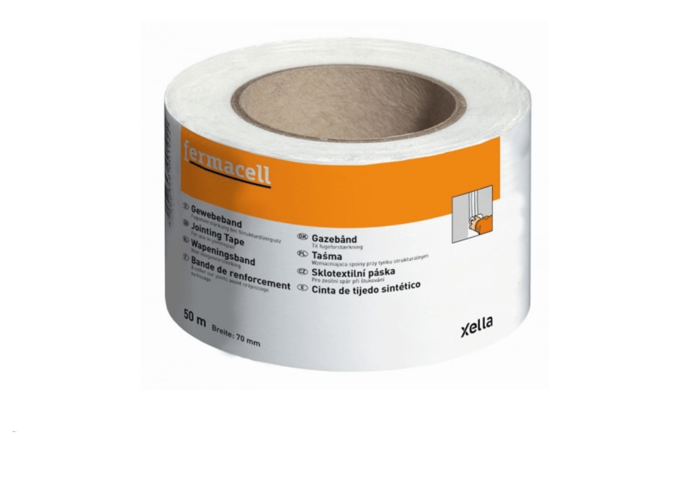 Fermacell Insulation Fermacell®  Joint Repair Tape 70mm x 50M 4007548001922 IUK01551