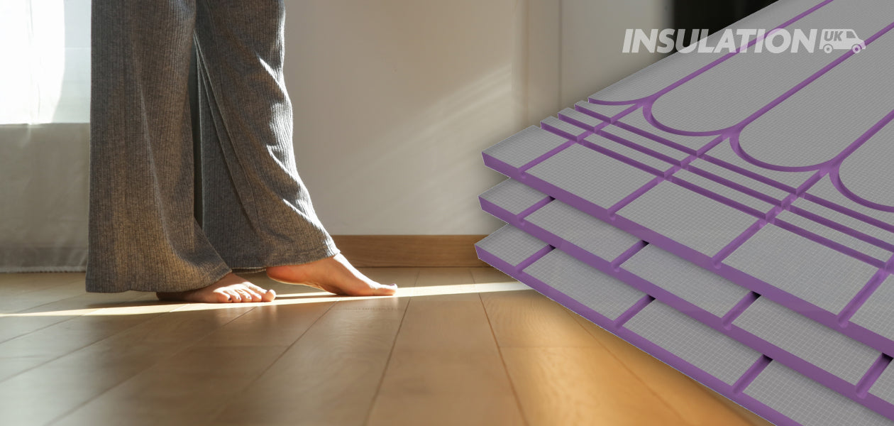 What are Underfloor heating insulation boards, and how do they help?