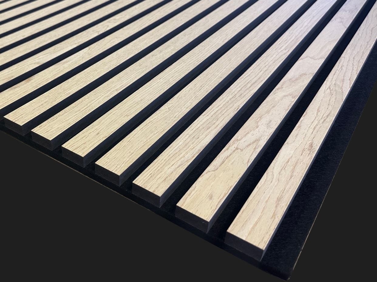 ambi-wall Timber Slat Panel ambi-wall Acoustic Timber Slat Wall Panel | 3m Classic Oak IUK01840 ambi-wall | Acoustic Timber Slat Wall Panel | 3m Classic Oak