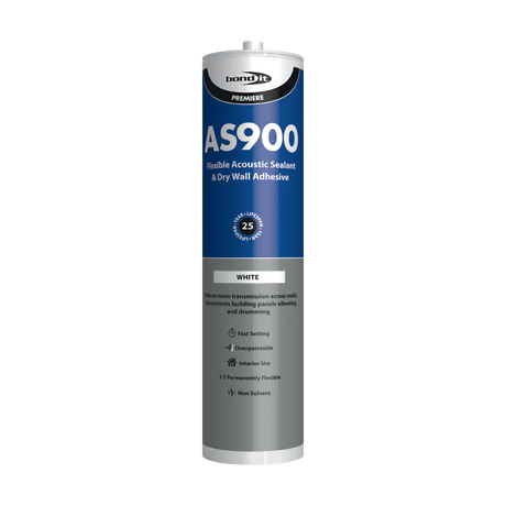 Bond It Bond It AS900 Acoustic Sealant 900ml IUK01182 Building Consumables