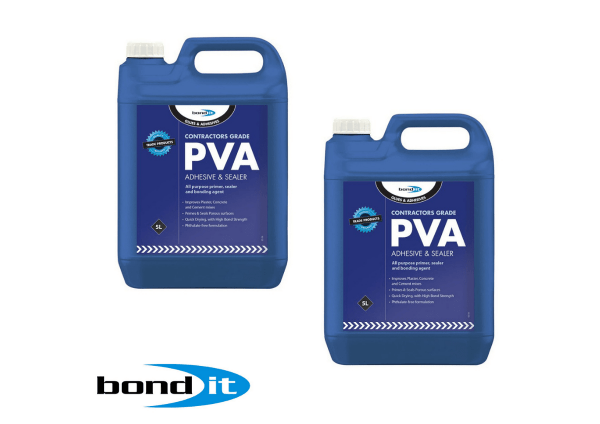 Bond It Contractors Grade PVA | 5ltr IUK01185 Building Consumables