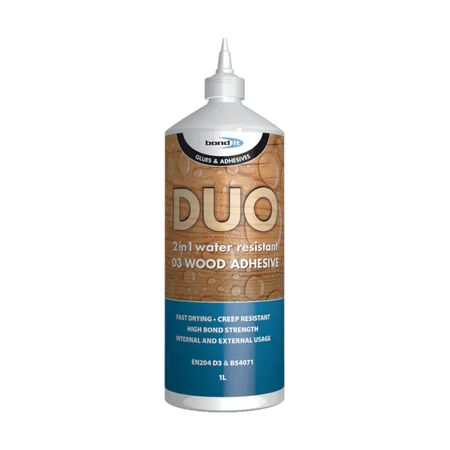 Bond It Duo 2 In 1 Wood Glue - 1ltr IUK01160 Hardware Glue & Adhesives