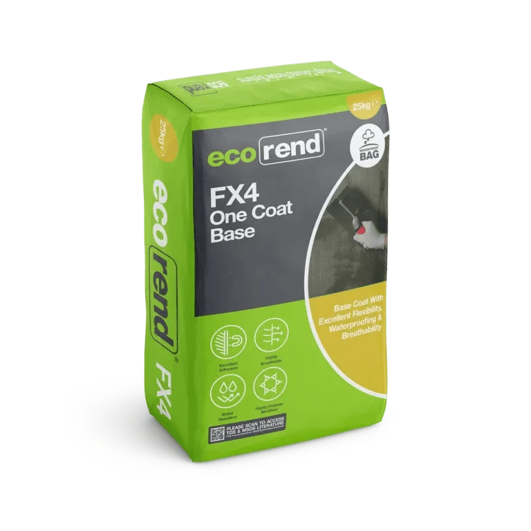 Ecorend Ecorend FX4 One Coat Base - 25kg BM005223 Rendering Products