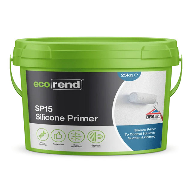 Ecorend Ecorend SP15 Silicone Primer - 25kg  Earth Taupe BM009011 Rendering Products