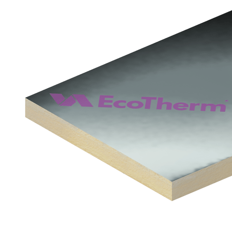 Ecotherm 130mm Ecotherm Eco-Versal PIR Insulation Board | 2400mm x 1200mm BM000058 PIR Insulation