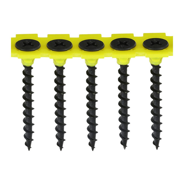 Insulation UK 25mm Collated Drywall Screws - Coarse Thread - 1000 Pack BM012314 Screws & Fixings