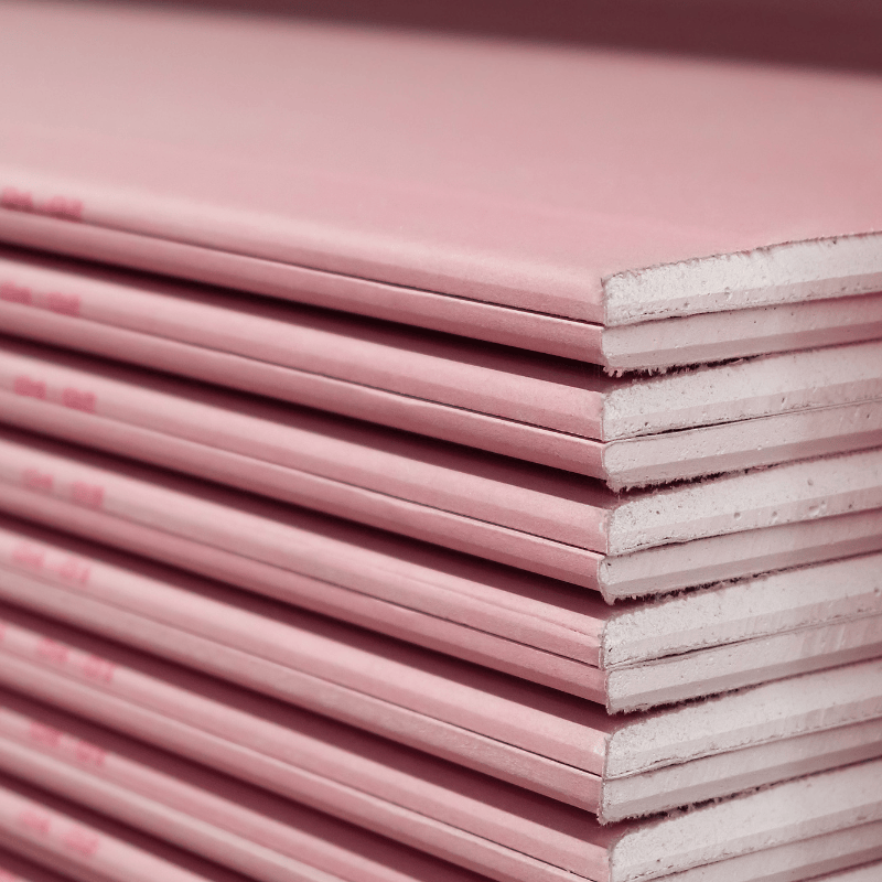 Insulation UK Bulk Buy 12.5mm Fire Resistant Plasterboard  2.4m x 1.2m  (Tapered Edge) BM011120-BULK Drywall