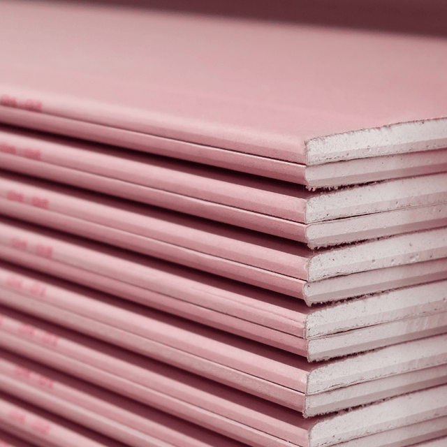 Insulation UK Bulk Buy 12.5mm Fire Resistant Plasterboard  2.4m x 1.2m  (Tapered Edge) BM011120-BULK Drywall