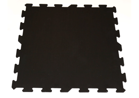 Insulation UK Gym Flooring Interlocking Puzzle Tiles 584 x 584mm | Black & Grey IUK01857 gym flooring