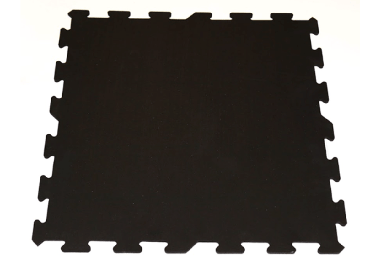 Insulation UK Gym Flooring Interlocking Puzzle Tiles 584 x 584mm | Black IUK01856 gym flooring