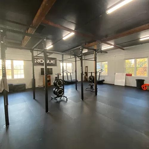 Insulation UK Gym Flooring Interlocking Puzzle Tiles 584 x 584mm | Black IUK01856 gym flooring