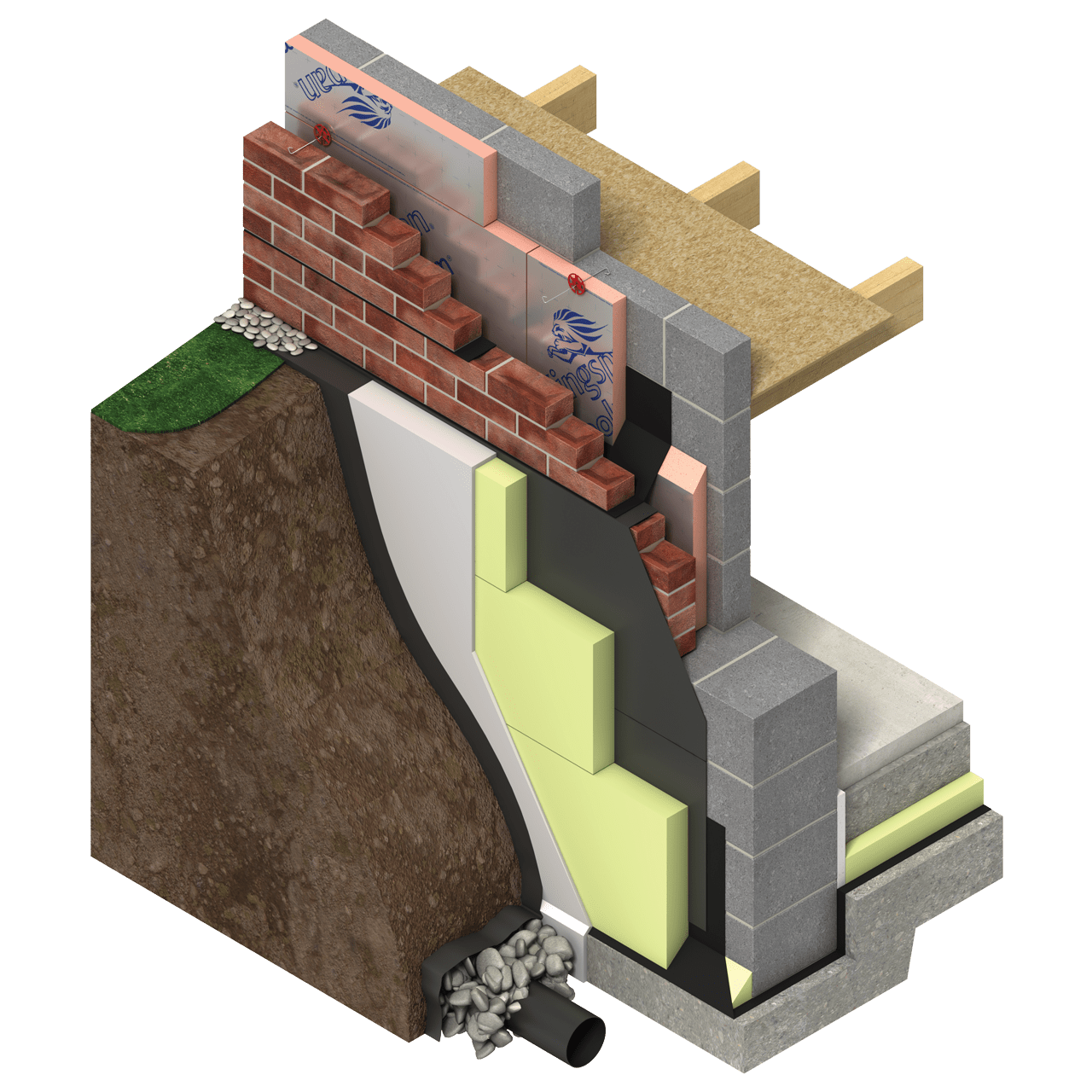 Kingspan Insulation Kingspan GreenGuard GG300 - (XPS) | 1250mm x 600mm Kingspan GreenGuard GG300 - (XPS) 