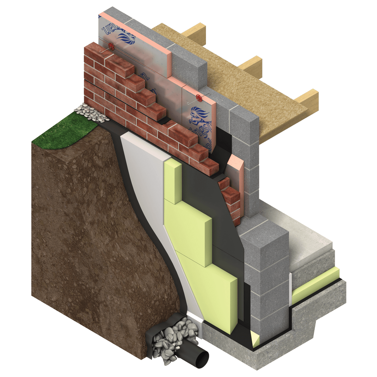Kingspan 100mm Kingspan GreenGuard GG300 XPS | 1250mm x 600mm | 4 per pack IUK00939 XPS Insulation