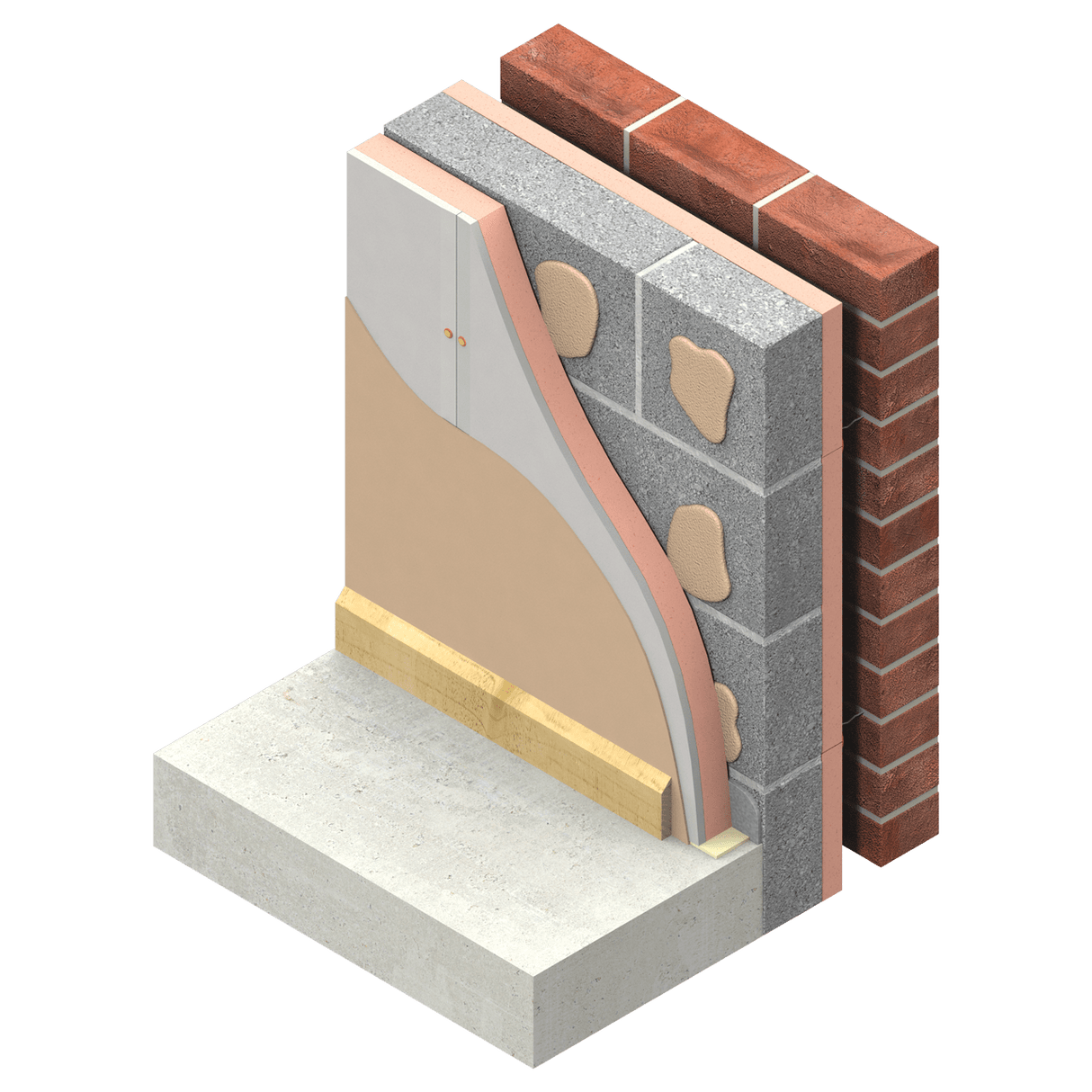 Kingspan 57.5mm Kingspan Kooltherm K118 Insulated Plasterboard | 2400mm x 1200mm | 14 Per Pallet IUK01216 Drywall