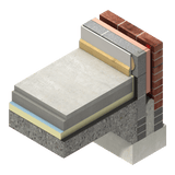 Kingspan 140mm Kingspan TF70 ThermaFloor PIR Insulation Board | 2400mm x 1200mm | 2 per pack IUK00062 Insulation