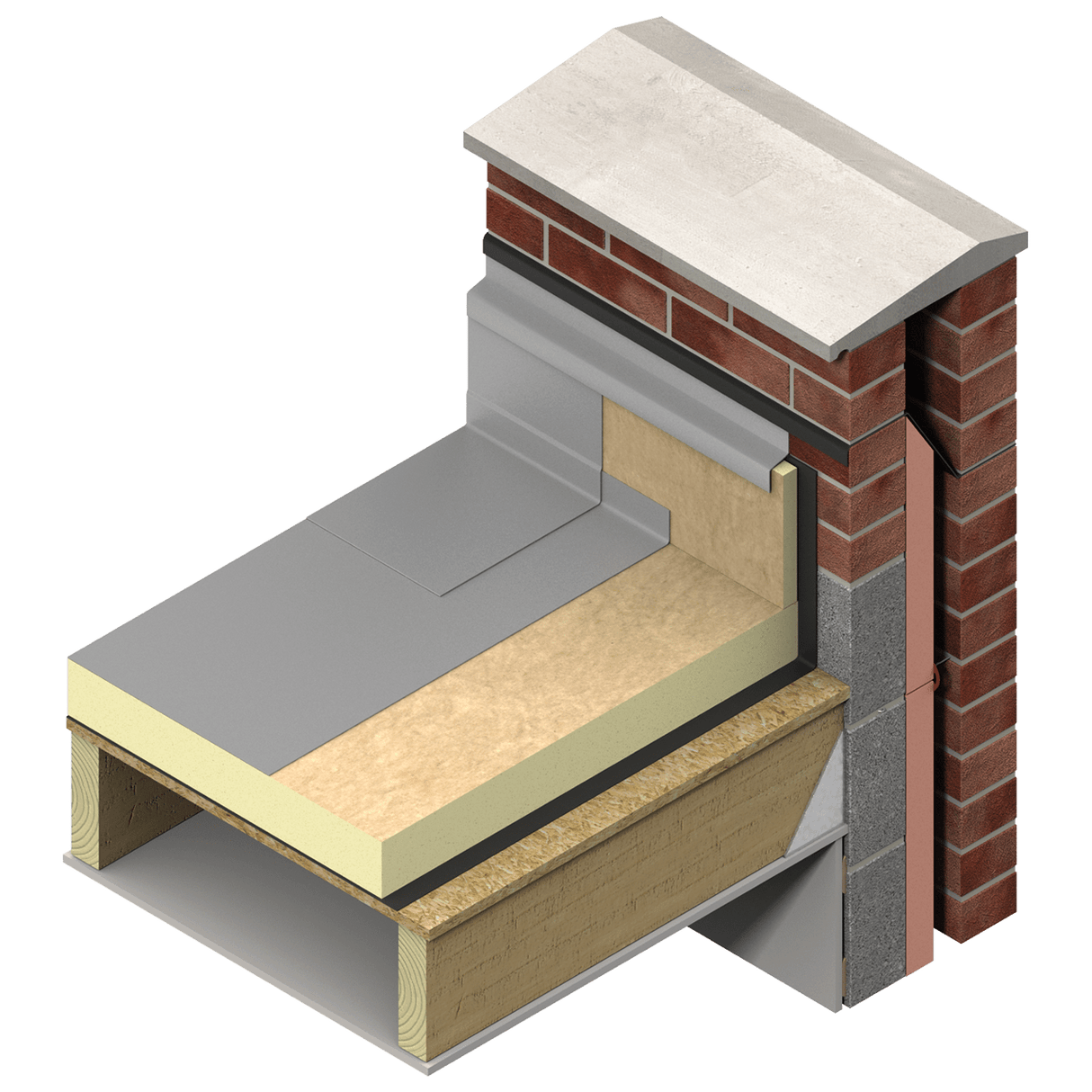 Kingspan 50mm Kingspan Thermaroof TR27 Flat Roof PIR Insulation Board | 1200mm x 1200mm | 6 Per Pack IUK01327 PIR Insulation
