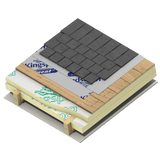 Kingspan 100mm Kingspan TP10 ThermaPitch PIR Insulation Board | 2400mm x 1200mm | 3 per pack IUK00059 Insulation