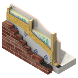 Kingspan 25mm Kingspan TW55 ThermaWall PIR Insulation Board | 2400mm x 1200mm | 12 per pack IUK00050 Insulation