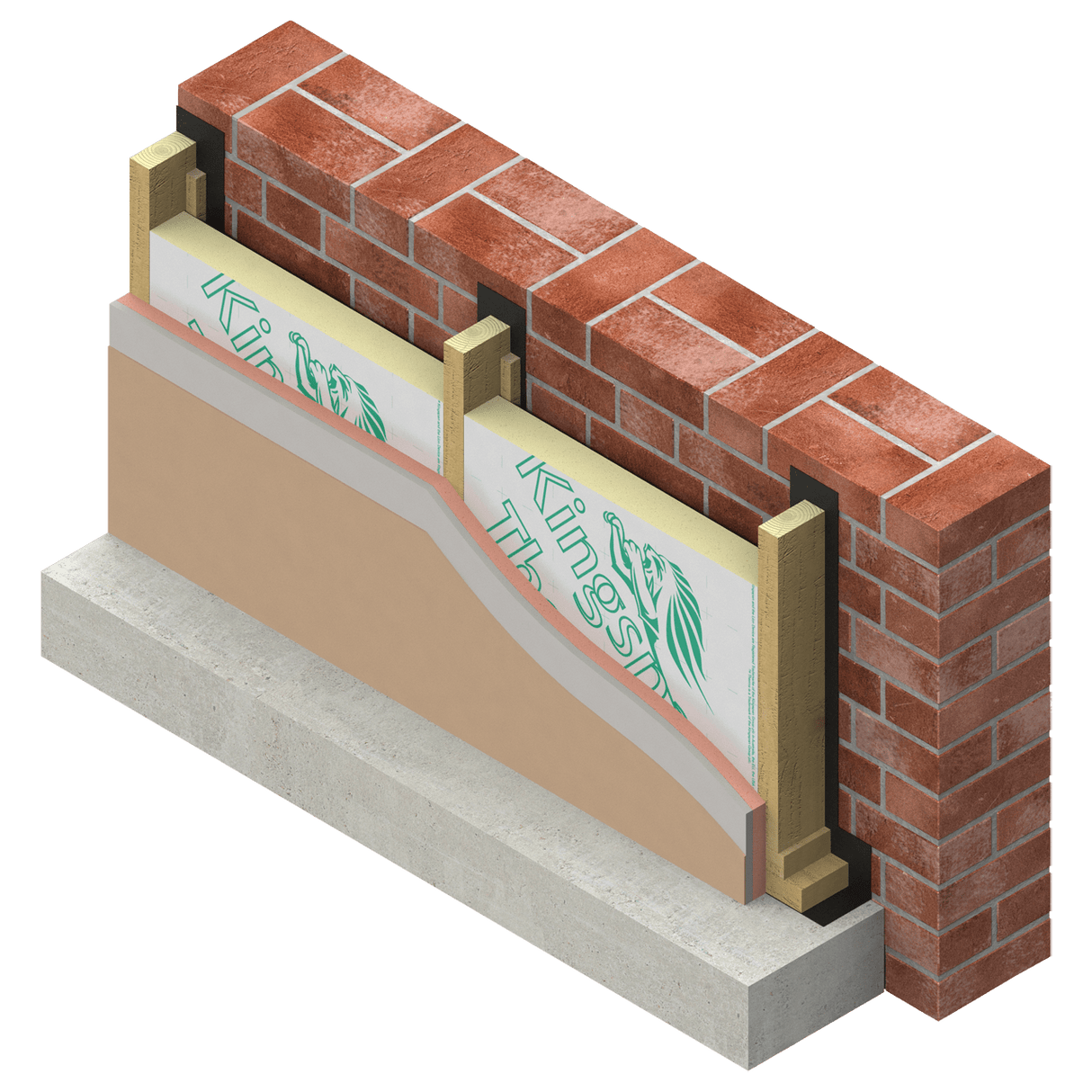Kingspan 25mm Kingspan TW55 ThermaWall PIR Insulation Board | 2400mm x 1200mm | 12 per pack IUK00050 Insulation