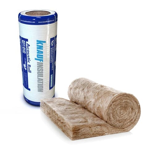 Knauf 50mm Knauf Insulation Acoustic Roll | 16.2m2 BM005982 Mineral Fibre Insulation