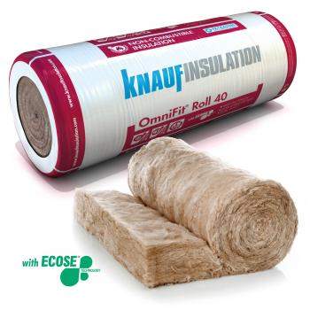 Knauf Knauf Insulation OMNIFIT® Roll 40 | 100mm Mineral Fibre Insulation