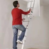 Manthorpe Manthorpe GLL257 Aluminium 3 Section Loft Ladder - 3m IUK01087 Access Panel