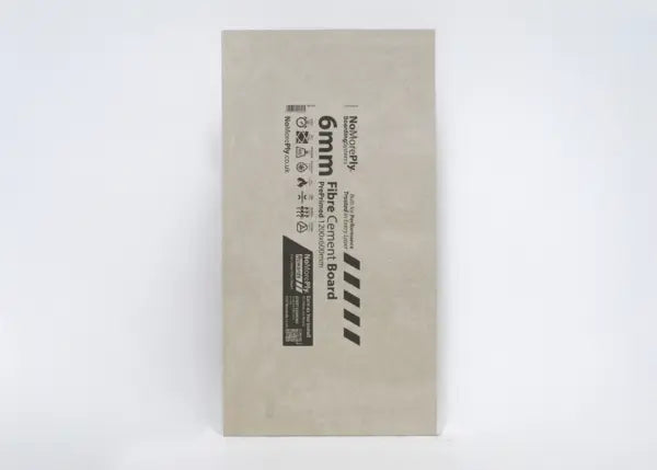 NoMorePly 6mm NoMorePly Pre-Primed Fibre Cement Board 1200mm x 600mm BM005435 Building Materials