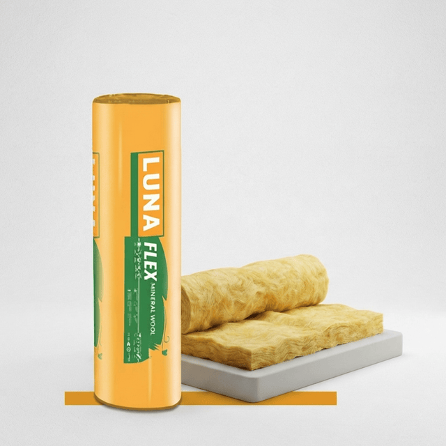 ODE 100mm ODE LUNAflex Loft Roll Ultra 7.2m x 1.2m - 8.64m2 per roll BM06701 Mineral Fibre Insulation