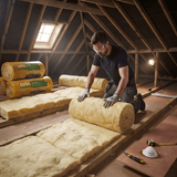 ODE 200mm ODE LUNAflex Loft Roll Ultra 6m x 1.2m - 7.20m² per roll BM06699 Mineral Fibre Insulation