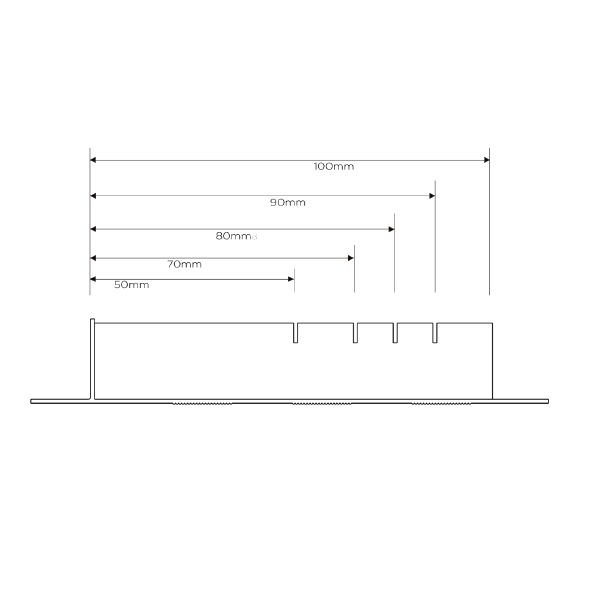 Principal Building Products Universal 100 EPS Cavity Closer 50-100mm x 2.4m Cavity Closer