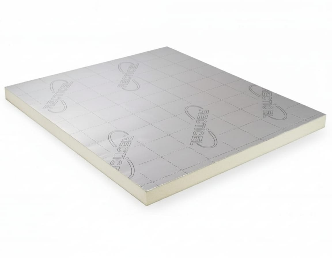 Recticel 100mm PIR Insulation Half Board  1.2m x 1.2m PIR Insulation
