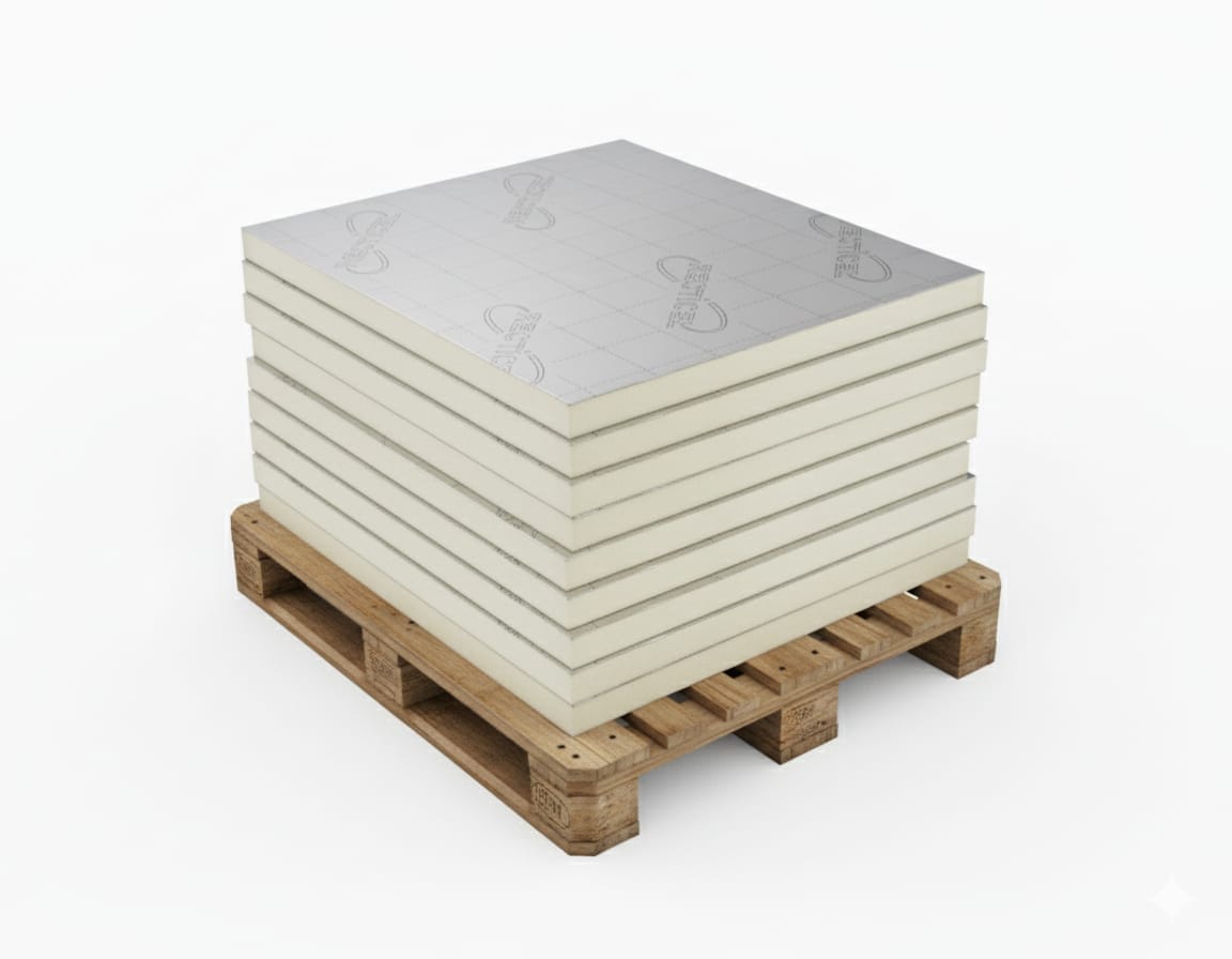 Recticel 25mm PIR Insulation Half Board  1.2m x 1.2m BM012099 PIR Insulation