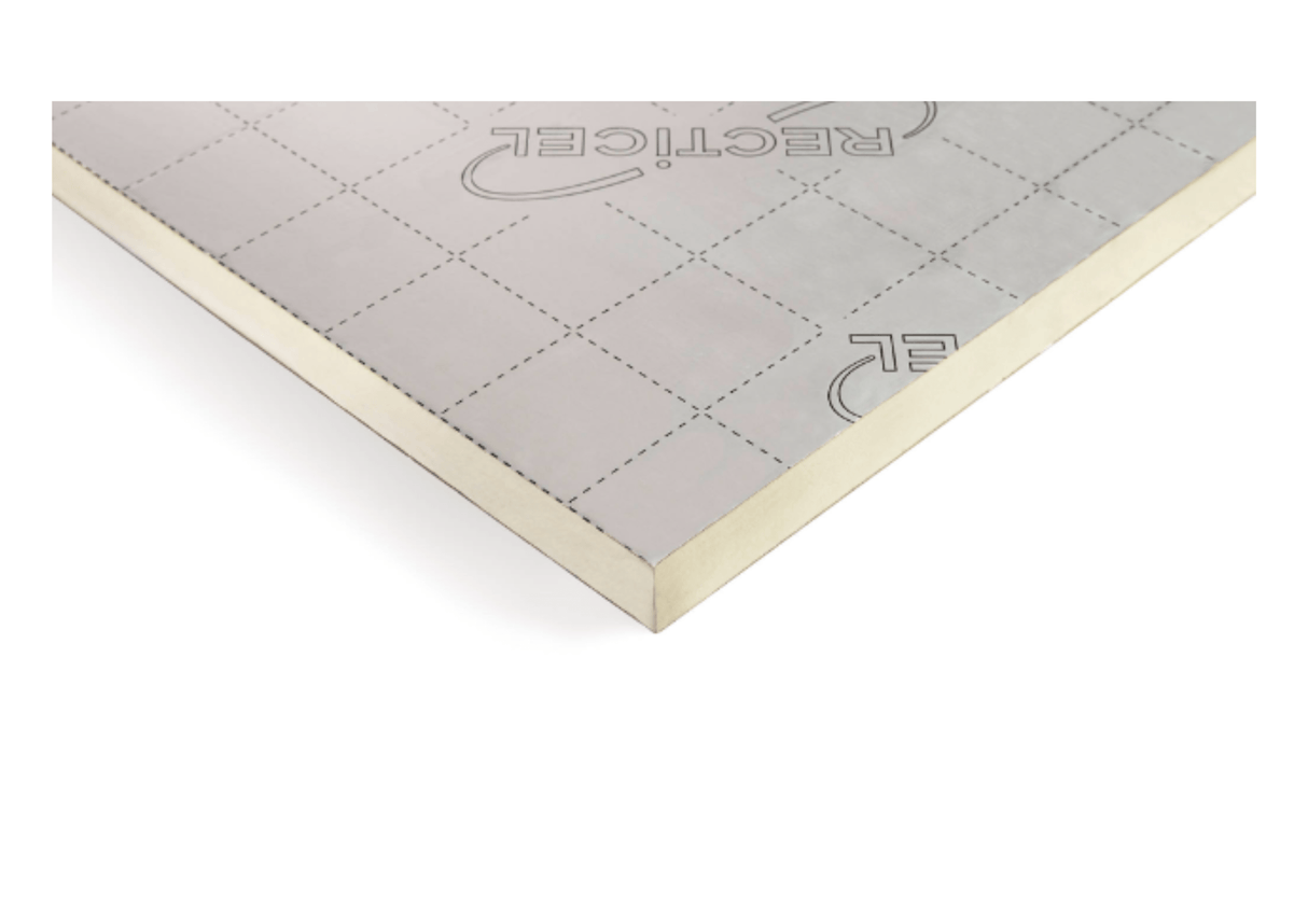 Recticel Recticel Eurothane Eurodeck Flat Roof Insulation | 2400 x 1200mm | 25mm - 12 per pack IUK01767 PIR Insulation