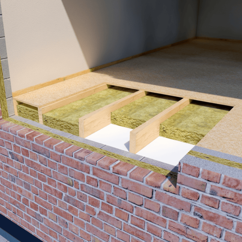 Rockwool 50mm Rockwool Flexi Insulation Slab  1.2m x 600mm BM003226 Mineral Fibre Insulation