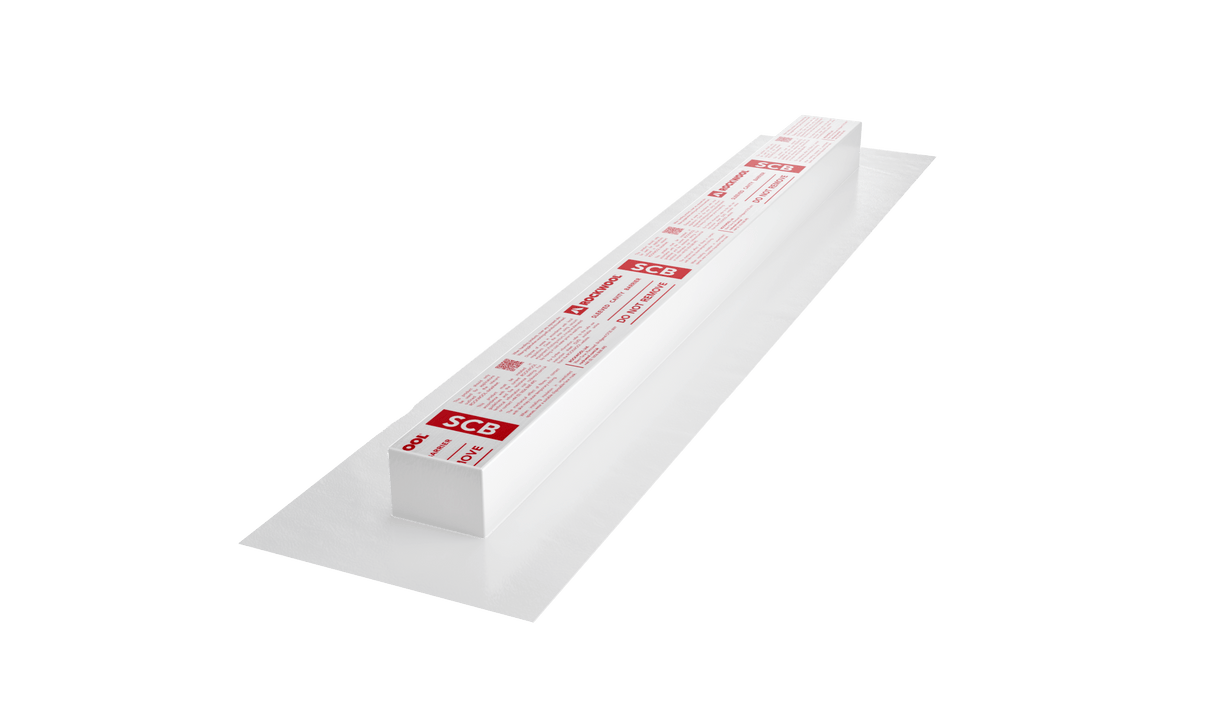 Rockwool 300mm Rockwool Sleeved Cavity Barrier (SCB) 1.2m x 200mm Mineral Fibre Insulation