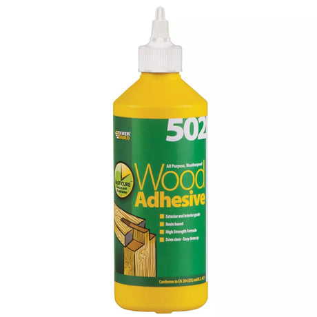 Sika Everbuild 502 Weatherproof Wood Adhesive 500ml