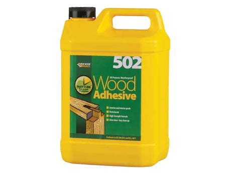 Sika Everbuild 502 Weatherproof Wood Adhesive 5ltr BM012341