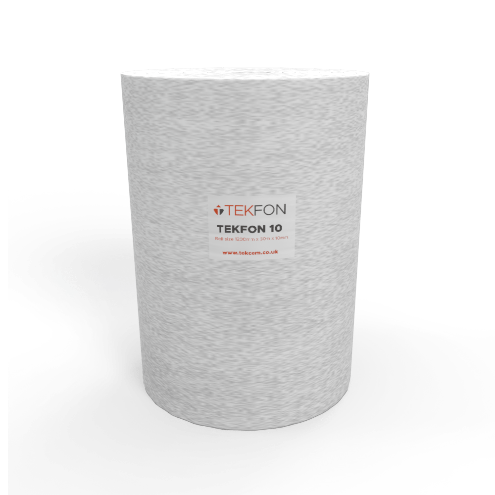 Tekfon Tekfon 10 Acoustic Underscreed Foam 1.2m x 50m - 60m2 per roll Floor Soundproofing