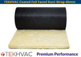 TEKHVAC TEKHVAC Coated Foil Faced Duct Wrap | 1200 x 40mm | WHITE IUK01584