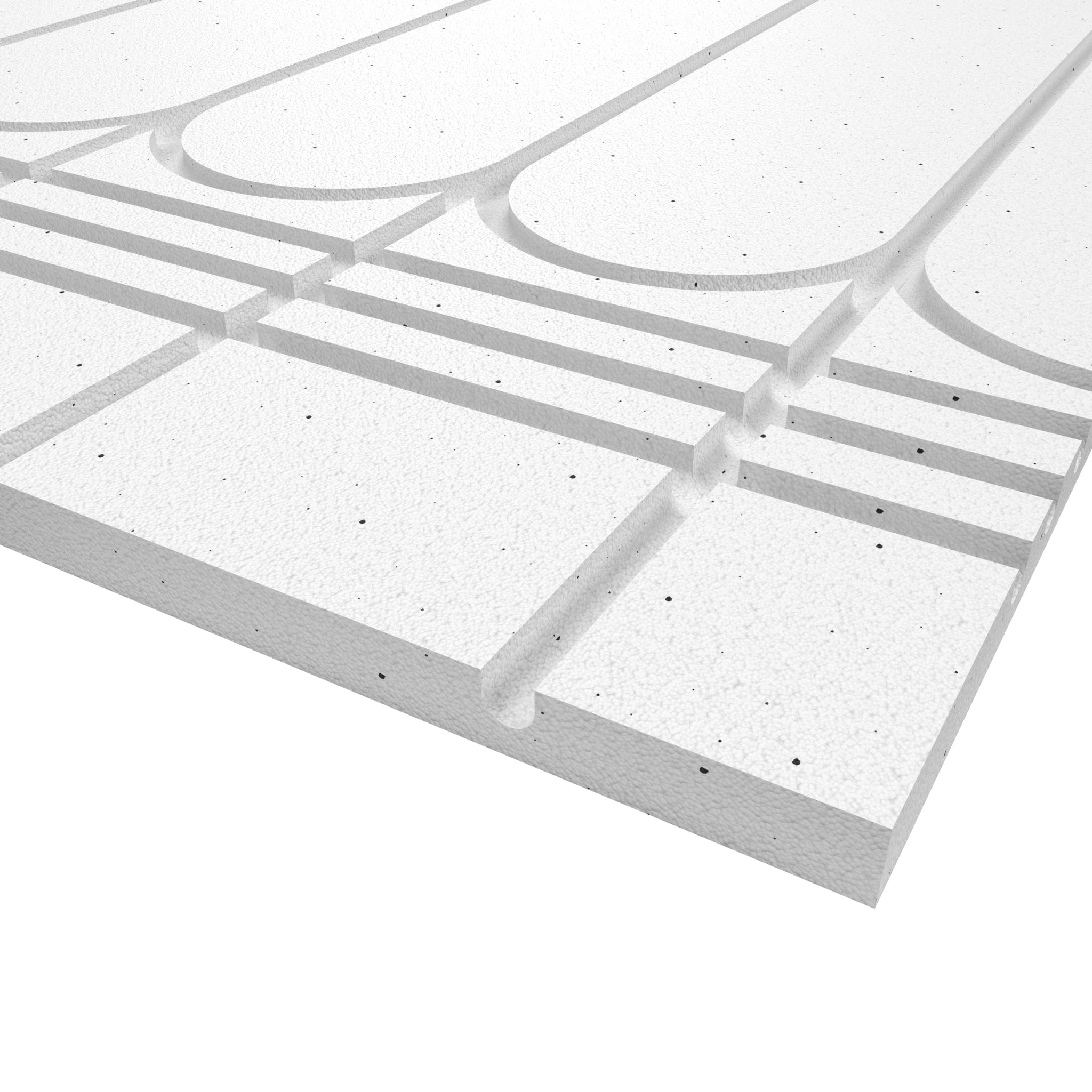 Tekwarm EPS150 - 16mm Pipe - 200 centers - 1200mm x 1200mm x 25mm Tekwarm EPS150 Low Profile UFH Board | 1200mm x 1200mm (1.44m2) IUK01523