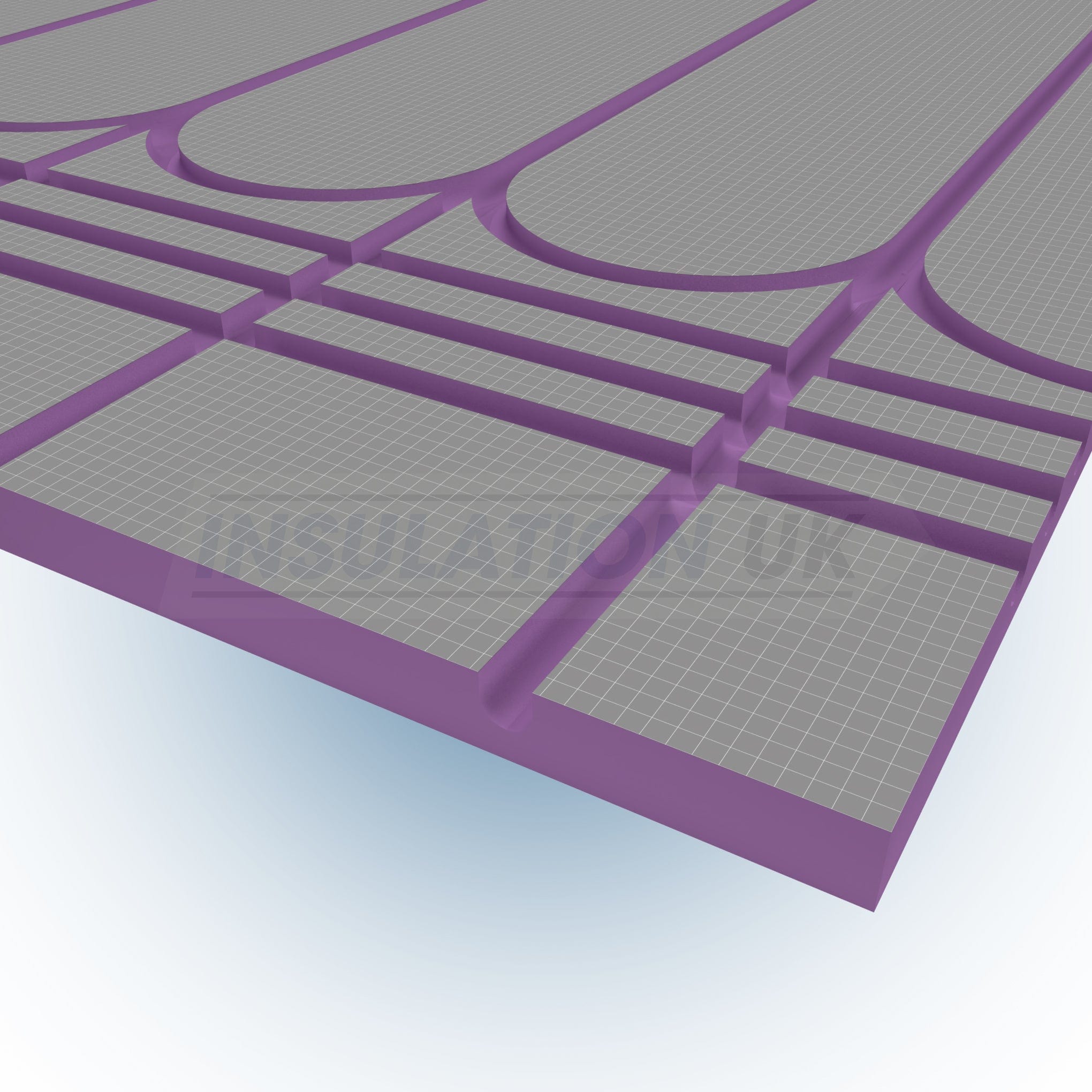 Tekwarm Insulation Tekwarm Lite Low Profile UFH Board | 1200mm x 600mm 20mm