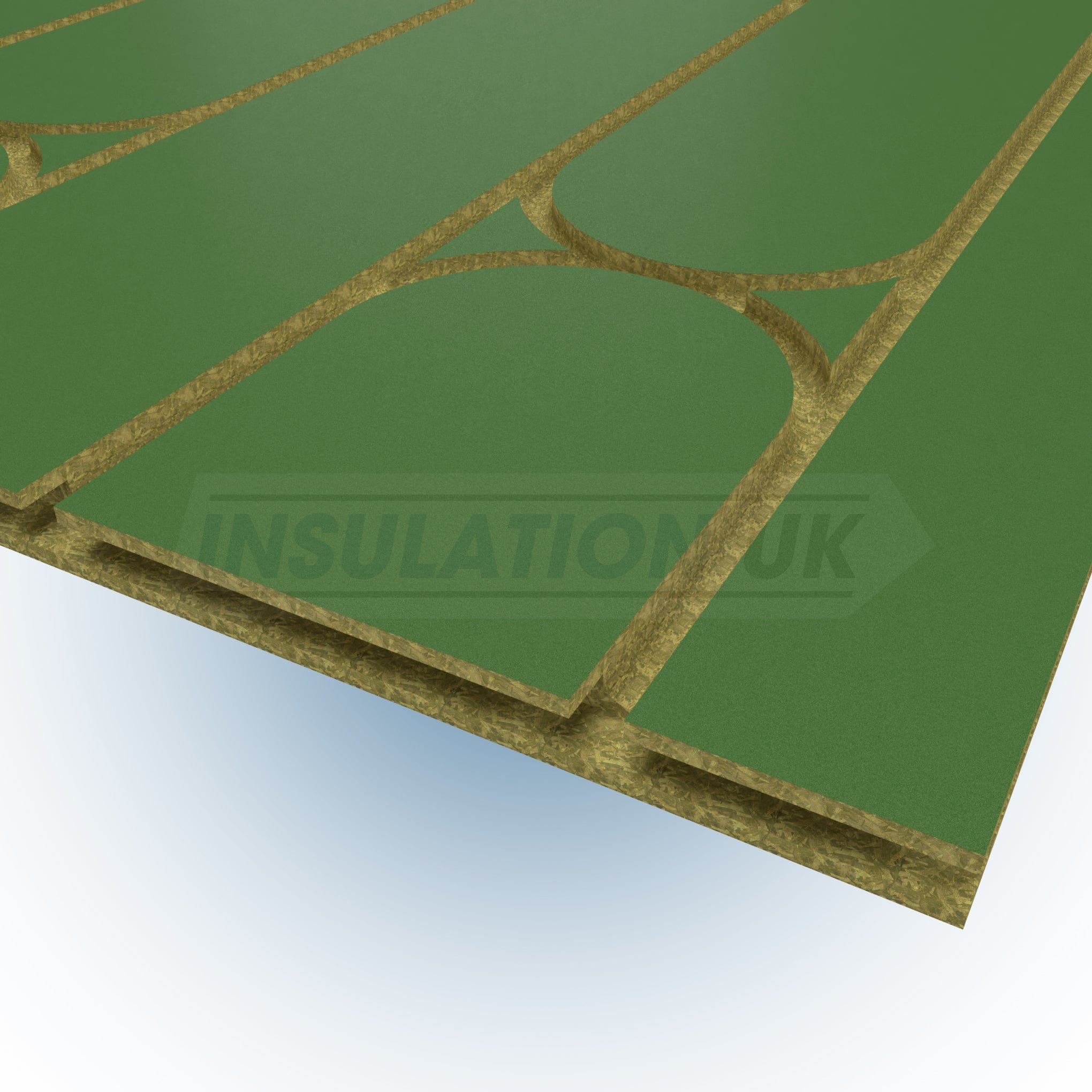 Tekwarm Insulation Tekwarm Routed Chipboard UFH Panels | 2400mm x 600mm x 22mm