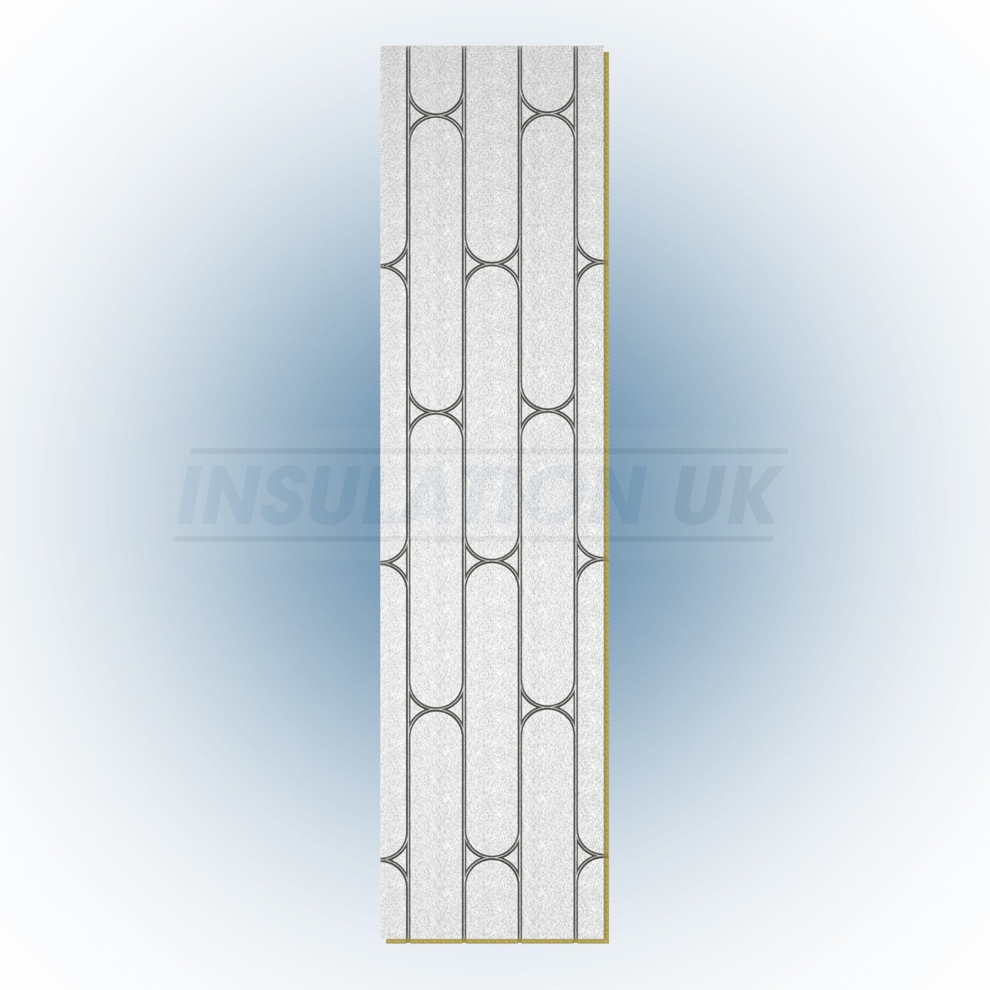 Tekwarm Insulation Tekwarm Routed Foil Faced Chipboard UFH Panel | 2400mm x 600mm x 22mm IUK01522