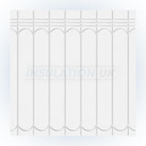 Tekwarm 35mm Tekwarm EPS150 Low Profile UFH Board | 1200mm x 1200mm (1.44m2) | 16mm Pipe - 200 centers IUK01525 UFH Insulation