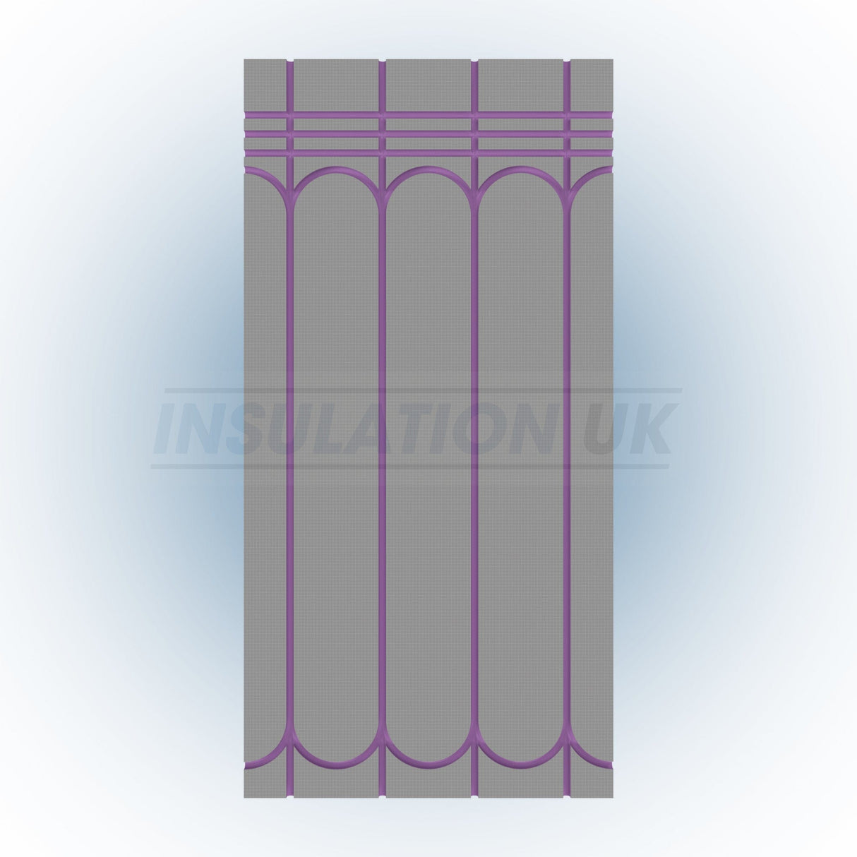 Tekwarm Tekwarm Lite Low Profile UFH Board | 1200mm x 600mm x 20mm | 12mm Pipe / 200mm Centres IUK01092 UFH Insulation