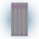 Tekwarm Tekwarm Lite Low Profile UFH Board | 1200mm x 600mm x 20mm | 12mm Pipe / 200mm Centres IUK01092 UFH Insulation