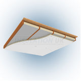 Tekwarm 37.5mm Tekwarm PIR Insulated Plasterboard | 2400mm x 1200mm BM02035 Insulated Drywall