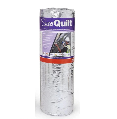 YBS Insulation YBS SuperQuilt Multi-Layer Foil Insulation 1.2m x 10m (12m2) BM004442 Multifoil